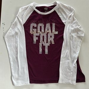 Athletic long sleeve shirt size 10-12